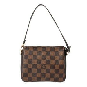 LOUIS VUITTON Brown Damier Canvas Pouch